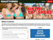 Tablet Screenshot of bikinicrashers.com